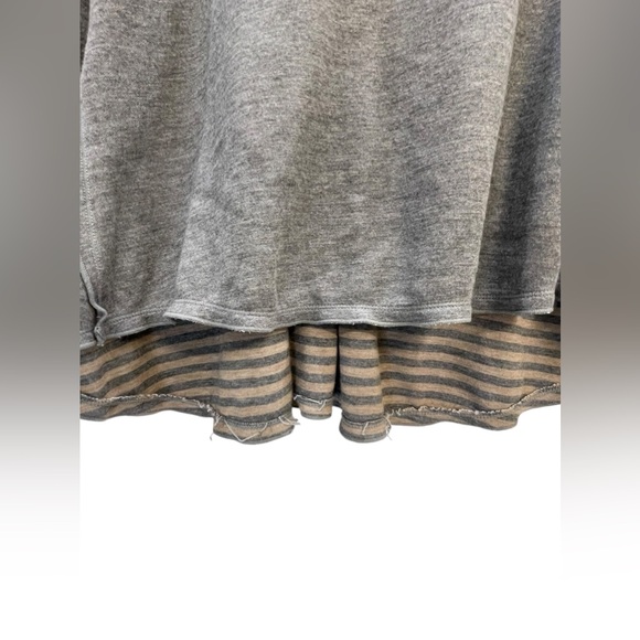 Neon Buddha Sweater with striped cowl neck size xs - Picture 4 of 7